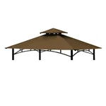 Grill Gazebo Replacement Canopy Top Cover Double Tiered Brown 5 8 Tanxianzhe. Fixed Price $47.25.