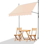 Manual Retractable Awnings For Patio, 78"X118" Window. Fixed Price $86.79.