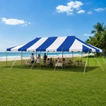 20X40 Canopy Party Tent White Blue Outdoor Waterproof Commercial Event Wedding. Fixed Price $999.99.
