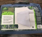 Quest 10' X 6' 5" Slant Leg Canopy Sidewall White Wind Protection. Fixed Price $14.95.