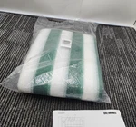 (qty 2) Ideaworks Pss-grn 201-1005 Green White Striped Deck Fence Privacy Screen. Fixed Price $29.90.
