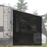 Shadeidea Rv Awning Sun Screen For Side -9' X 7' 6'', Black. Fixed Price $62.89.