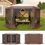 Garveelife 11.5X11.5FT 6 Sided Pop Gazebo Tent One Push Setup. Fixed Price $259.99.