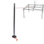 For Abccanopy Commercial Deluxe 10X10 Lower Peak Pole Replacement Parts. Fixed Price $12.00.