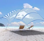 Beach Wind Shade Canopy, Sun Shelter 150 Square Feet Regatta Stripe. Fixed Price $59.99.