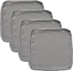Waterproof Patio Cushion 20X18X4 Four Pack Grey Outdoor Seat Slipcovers. Fixed Price $59.39.