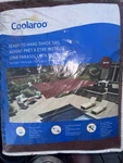 Shade Sail Coolaroo 13' X 7' Rectangle Feet Brick Color. Fixed Price $30.00.