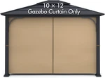 Side Wall Panel Privacy Outdoor Curtain Replacement For 10 X 12 Ft Canopy Gazebo. Fixed Price $38.99.