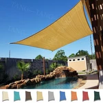 Permeable Shade Sail Patio Awning Outdoor Garden Pool Sun Canopy Shelter Cover. Fixed Price $38.99.