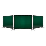 Vevor Welding Screen With Frame 3-PANEL 6 X 8 Ft Curtain 12 Wheel. Fixed Price $196.99.