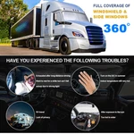 Semi Front Windshield Window Truck Super Jumbo Visor/ 4 Side. Fixed Price $15.74.