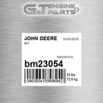 BM23054 Kit Fits John Deere (surplus Open Box). Fixed Price $240.76.