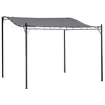 Outsunny 10' X Steel Outdoor Pergola Gazebo, Patio Canopy. Fixed Price $277.99.