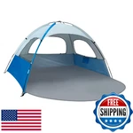 Nxone Beach Tent Sun Shade Shelter For 2-3 Person With Uv Protection, Extended. Fixed Price $58.83.