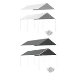 Outsunny 10 X 20FT Carport Replacement Canopy Cover, Uv Resistant. Fixed Price $52.99.