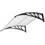 Vivohome Polycarbonate Window Door Awning Spliced Canopy Transparent Black. Fixed Price $104.58.